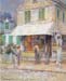 Provincial town by Hassam