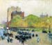 Spring morning in the heart of the city by Hassam