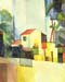 Bright house by August Macke