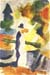 Couple in the park by August Macke