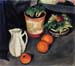 Still Life with Flowers and Milk Jug by August Macke