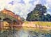 Bridge on Hampton Court by Sisley