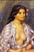 Gabrielle in an Open Blouse by Renoir