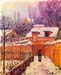 Garden in the Snow  by Sisley