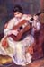 Girl Playing Guitar by Renoir