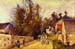 La Diligence, Route d'Ennery by Pissarro