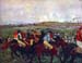 Men's riders before the start by Degas
