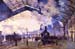 Old St Lazarre Station by Monet