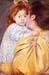 The Maternal Kiss by Cassatt