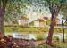 Village on the banks of the Seine by Sisley
