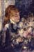Woman with Lilacs by Renoir