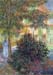 Camille in the garden of the house in Argenteuil by Monet
