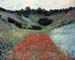 Poppy field in Giverny by Monet