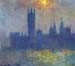 The Houses of Parliament, sunlight in the fog by Monet