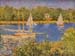 The Seine at Argenteuil Basin by Monet