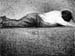 Man sleeping by Seurat