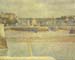 Port-en-Bessin, The terminal at low tide by Seurat