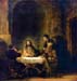 Christus in Emmaus [1] by Rembrandt
