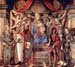 Madonna throne of angels and saints by Botticelli