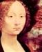 Portrait of a Dame (Ginevra Benci) Detail by Da Vinci
