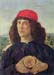 Portrait of a man with a medal of Cosimo the Elder by Botticelli