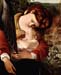 Resting on the Flight into Egypt detail 2 by Caravaggio