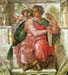 The prophet Josiah detail by Michelangelo
