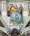 The prophet Zacharias detail by Michelangelo