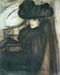 Lady with black veil  by Joseph Rippl-Ronai