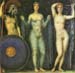 The three Goddesses Athena, Hera and Aphrodite by Franz von Stuck