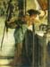 A Bacchantin - 'There he is!'  by Alma-Tadema