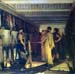 Phidias shows his friends from the Parthenon frieze, detail by Alma-Tadema