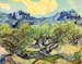 Landscape with olive Trees by Van Gogh