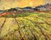 Landscape with plowed fields by Van Gogh