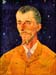 Portrait of Eugene Boch by Van Gogh