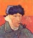 Self-Portrait with cut ear [1] by Van Gogh