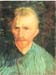 Self-portrait in green by Van Gogh