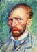 Self-portrait with light blue tie by Van Gogh