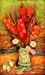 Still Life with red gladiolas by Van Gogh