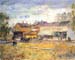 End of the tram, Oak Park, Illinois by Hassam