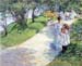In Central Park by Hassam