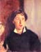 Portrait of Vernon Lee by John Singer Sargent