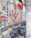 The avenue along 34th Street, May 1917 by Hassam