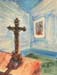 Crucifix in the room by Walter Gramatte