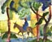 Donkey Rider by August Macke