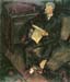 Father reading by Walter Gramatte