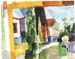 Our garden on the lake (IV) by August Macke