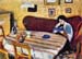 Our living room in Tegernsee by August Macke