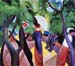 Promenade by August Macke