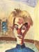 Self Portrait in a room by Walter Gramatte